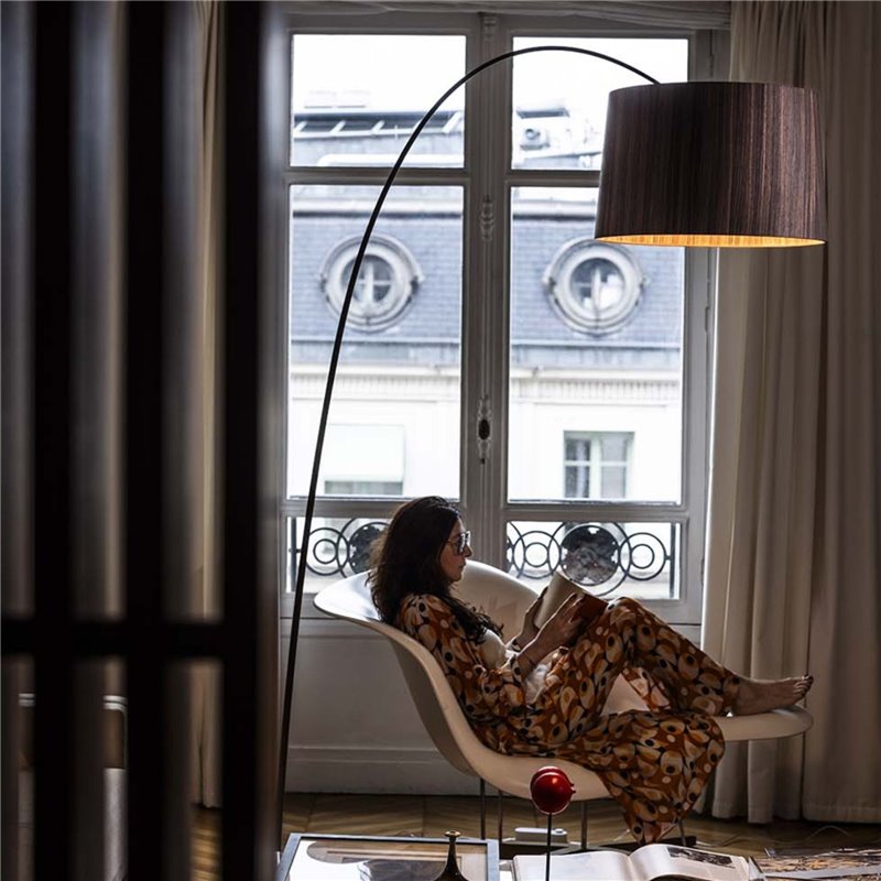 Foscarini Twiggy Elle Rosewood Mylight Floor Lampe De Sol