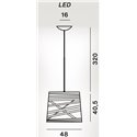 Foscarini Tress Grande Led Susp. 10M Hanglamp