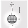 Foscarini Tartan Susp. 10M Lampe A Suspension