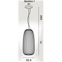 Foscarini Spokes 1 Susp. 10M Hanglamp