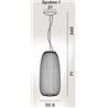 Foscarini Spokes 1 Mylight Susp. 10M Lampe A Suspension