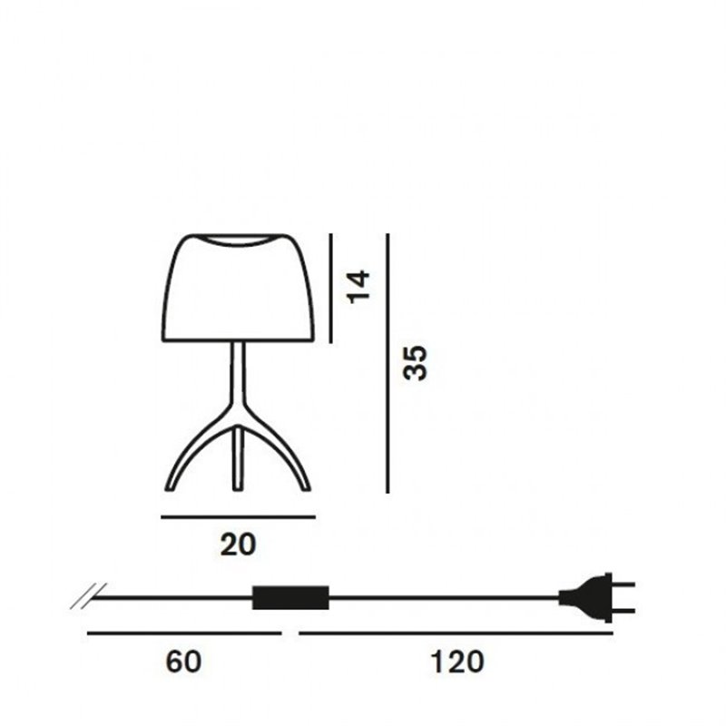 Foscarini Lumiere Small tafellamp