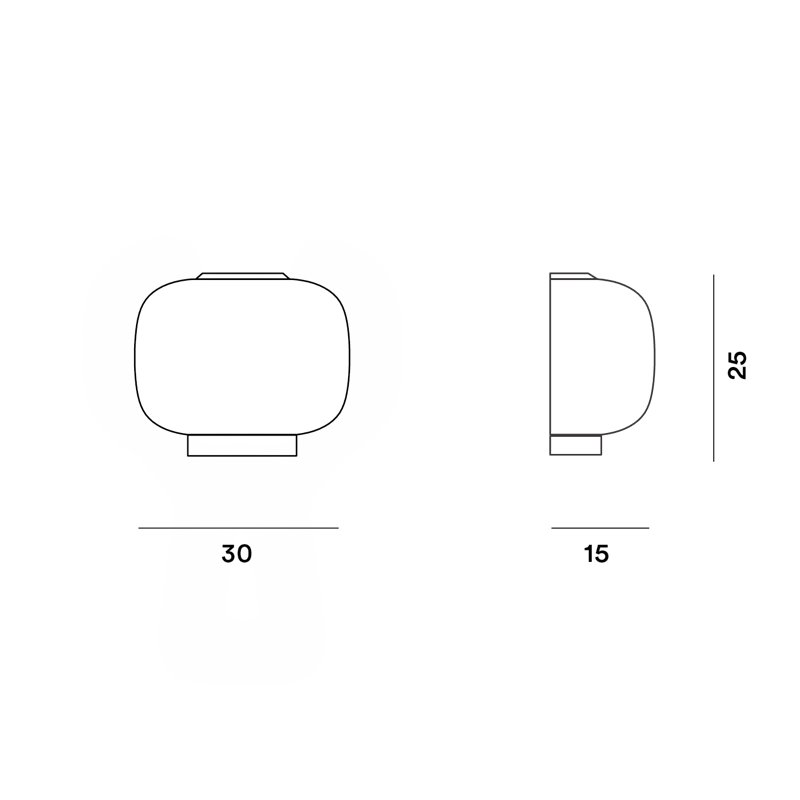 Foscarini Chouchin Semi wandlamp