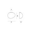Foscarini Gregg Media Semi 2 applique