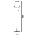 Foscarini Birdie Reading staanlamp