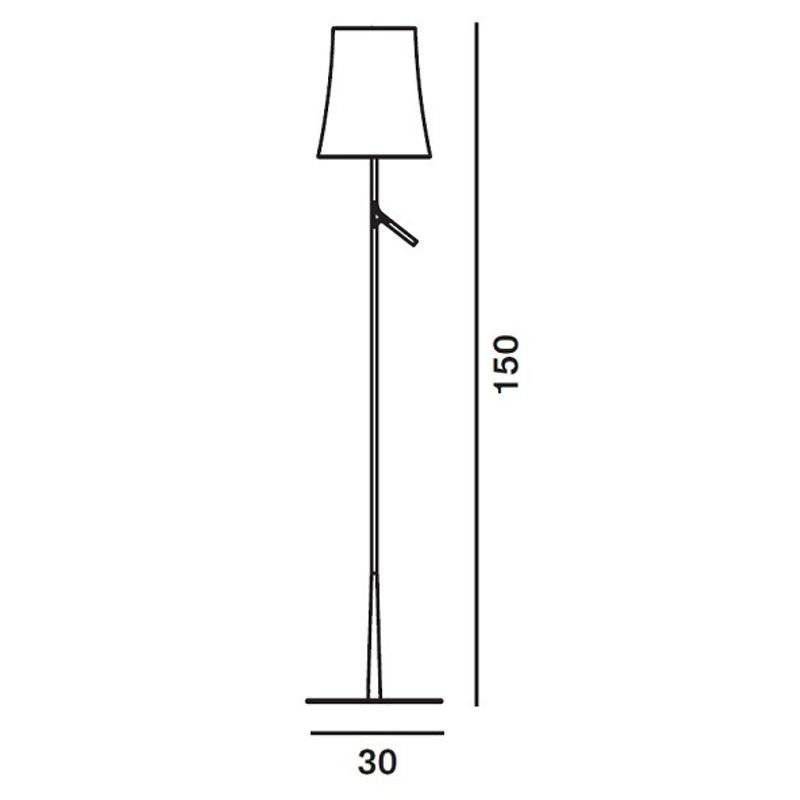 Foscarini Birdie Reading staanlamp