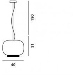 Foscarini Chouchin Reverse 1 Dim hanglamp