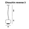 Foscarini Chouchin 3 Reverse Dim suspension lamp