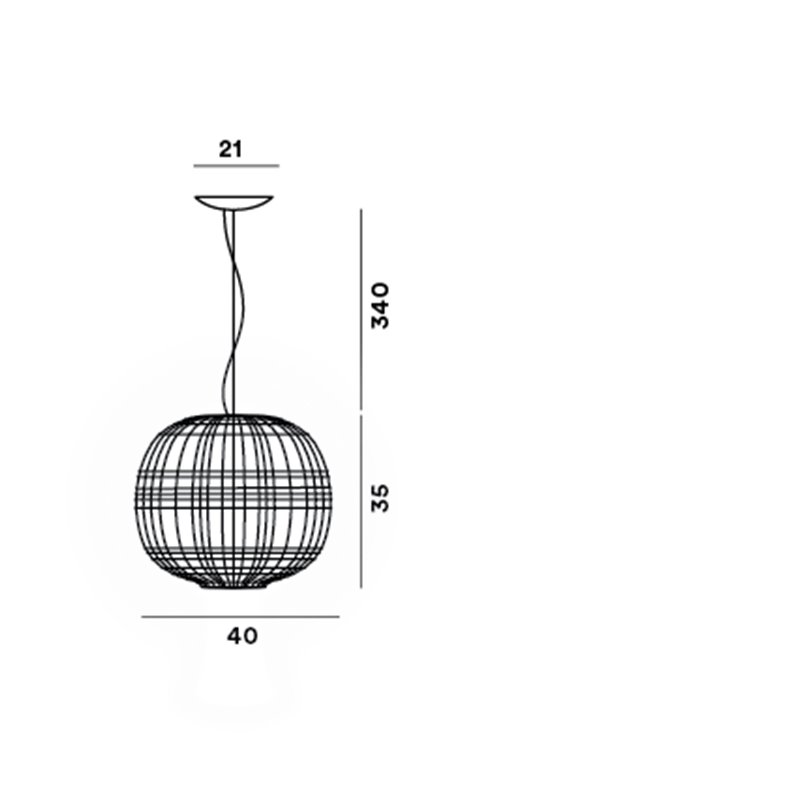 Foscarini Tartan Led hanglamp