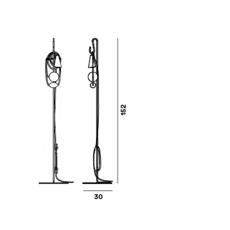 Foscarini Filo lampadaire