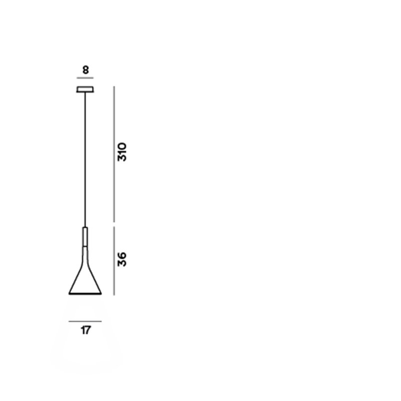 Foscarini Aplomb Gu10 hanglamp
