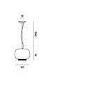Foscarini Chouchin Reverse 1 Color Led hanglamp