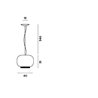 Foscarini Chouchin Reverse 1 Led lampe a suspension