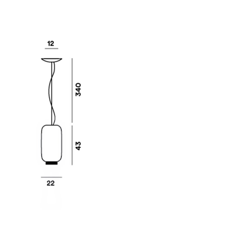 Foscarini Chouchin 2 Led hanglamp