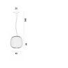 Foscarini Spokes 2 Midi My Light lampe a suspension