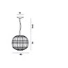 Foscarini Tartan lampe a suspension