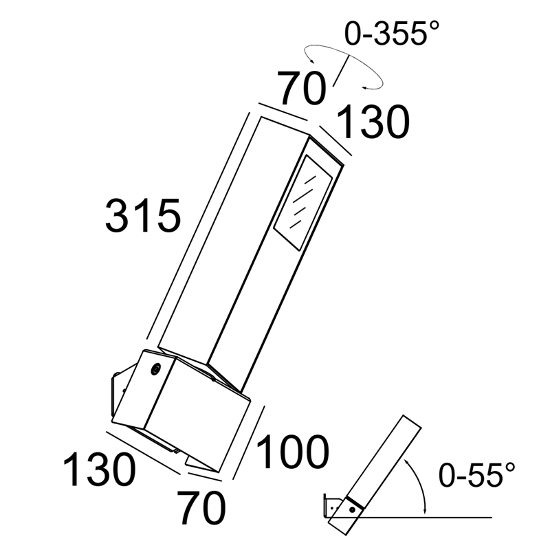 Delta Light Polesano W Wandlamp