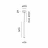 Wever & Ducré Match Ceiling Susp 5.0 Led suspension lamp