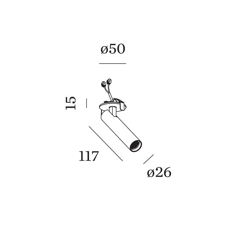Wever & Ducré Match Ceiling Rec 1.0 Led recessed spot