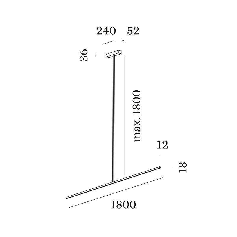 Wever & Ducré Fil Ceiling Susp 2.0 Led Hanglamp