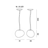 Foscarini Gregg Media Susp. 10M Lampe A Suspension