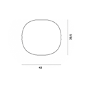 Foscarini Gem Ceiling Plafondlamp