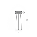Foscarini Caboche Plus Grande Floor Vloerlamp