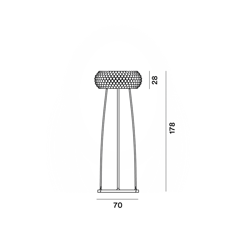 Foscarini Caboche Plus Grande Floor Vloerlamp