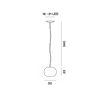 Foscarini Buds 3 Susp. 10M Hängelampe
