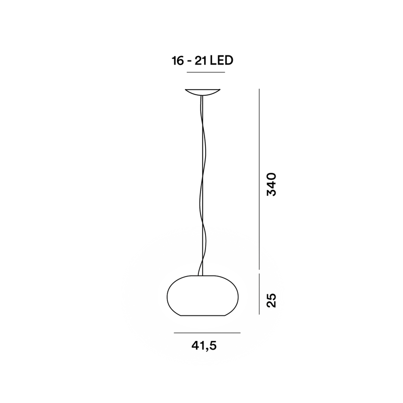 Foscarini Buds 2 Led Susp. 10M Suspension Lamp
