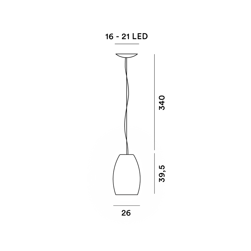 Foscarini Buds 1 Susp. 10M Hanglamp