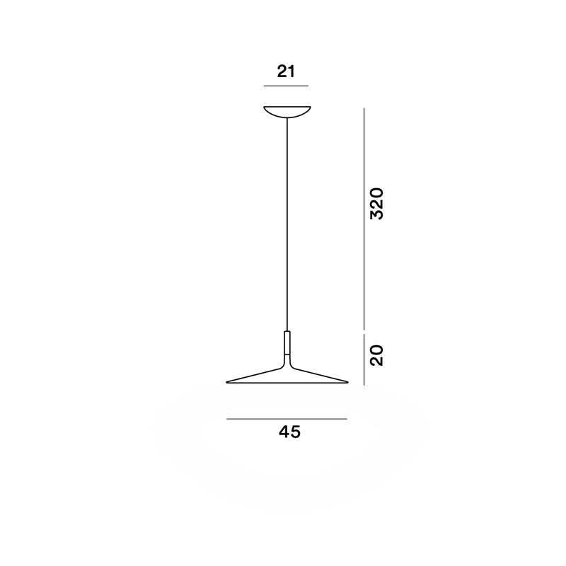 Foscarini Aplomb Large Susp. 10M Hanglamp