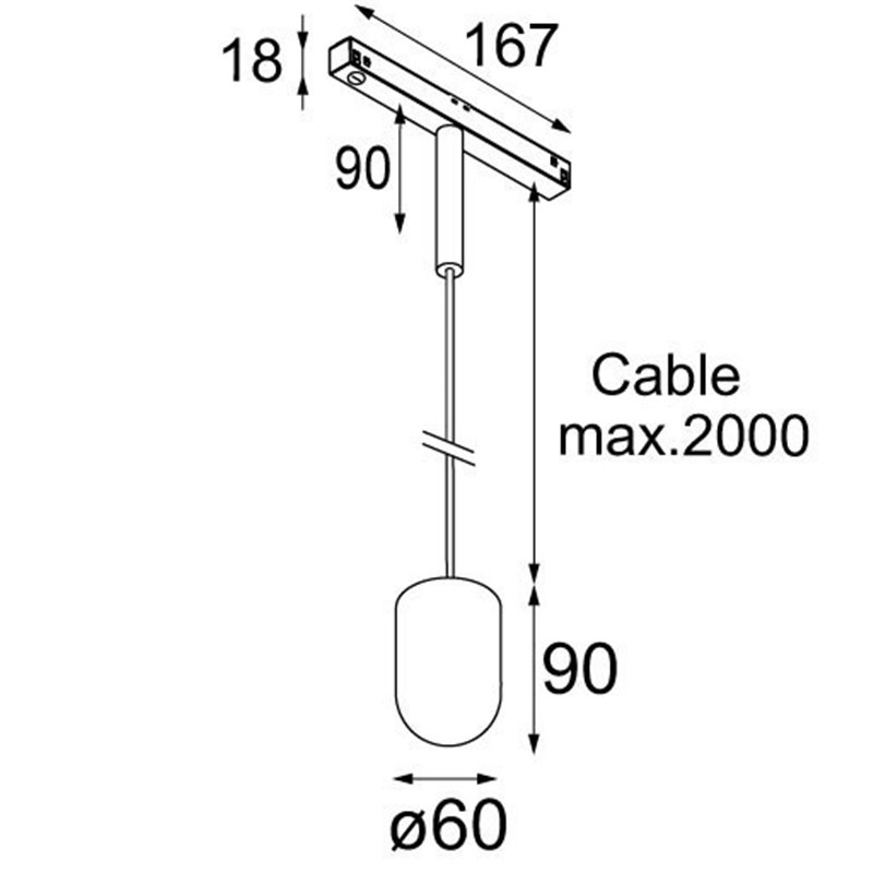 Modular Placebo up track 48V LED GI
