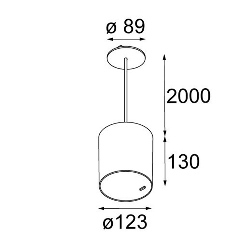 Modular Smart tubed suspended 115 LED GE