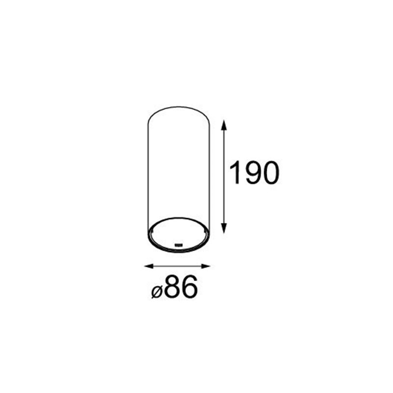 Modular Smart surface tubed 82 L LED warm dim GI