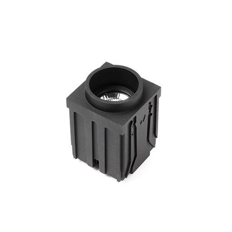 Modular Qbini round out LED GE Lumière encastrée - Noir - 2700K - Flood - Outlet