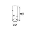 Modular Semih 61 ceiling LED warm dim GI Ceiling lamp
