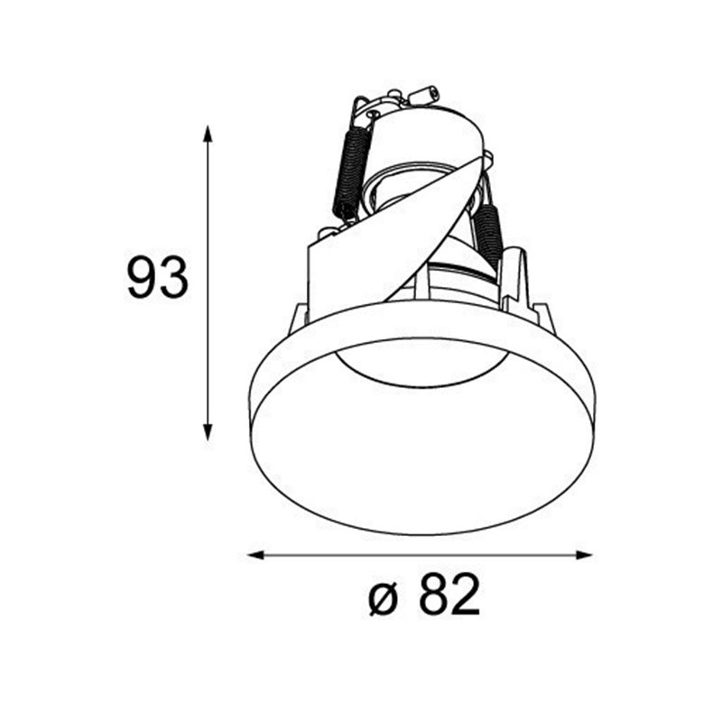 Modular Smart kup 82 GU10 Inbouwlamp - Outlet