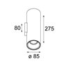 Modular Lotis tubed wall 2x GU10 Wall lamp