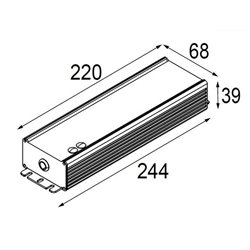 Modular LED driver 48V 240W