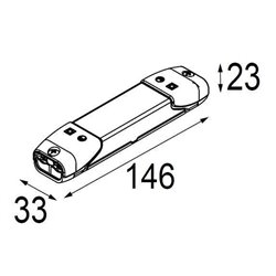 Modular LED driver 250mA 10W dali