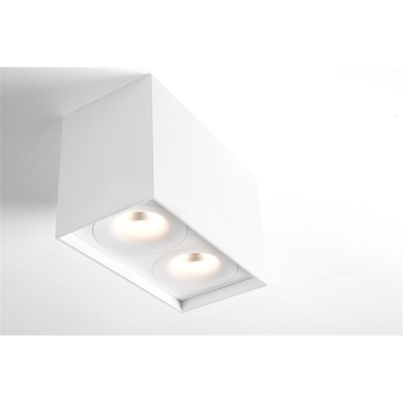 Modular Smart surface box 115 2x LED GE Plafonnier