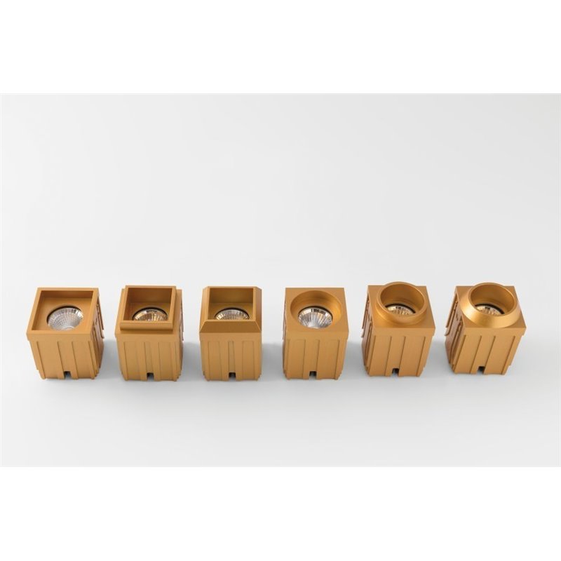 Modular Qbini square out LED GE Recessed lamp