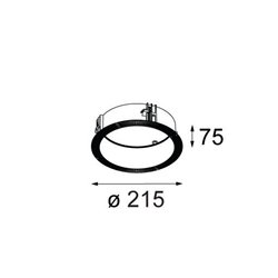 Modular Recessed ring Ø177