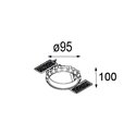 Modular Recessed ring Ø82