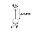 Modular Smart ball suspension 82 GE Hanglamp