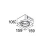 Modular Lighting Multiple trimless for 1x LED GE Einbaustrahler