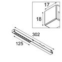 Modular Pista track 48V LED linear spots (8x) GI
