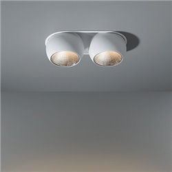 Modular Marbul recessed 115 2x LED warm dim GE Inbouwlamp