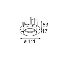 Modular Concrete ring Ø70 for standard concrete boxes